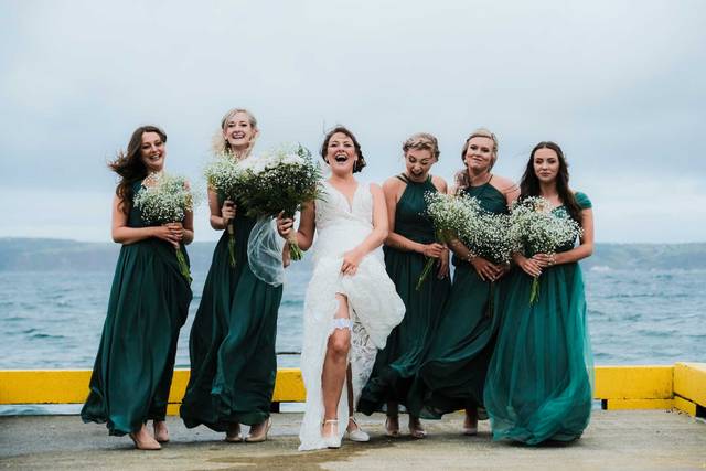 Bridal Party on the Wharf