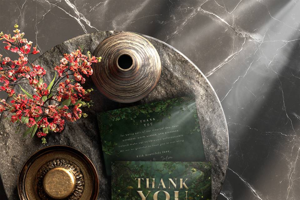 Thank you card