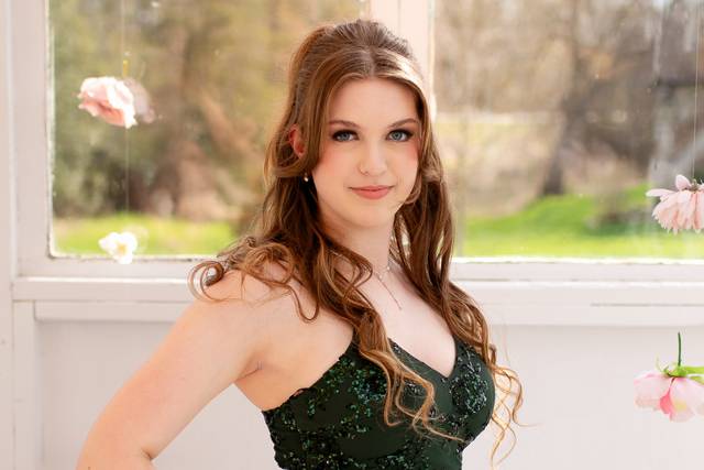 Bridesmaid hair and make-up