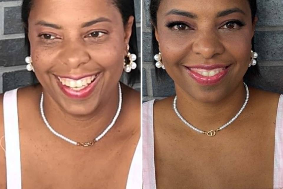Wedding guest make-up
