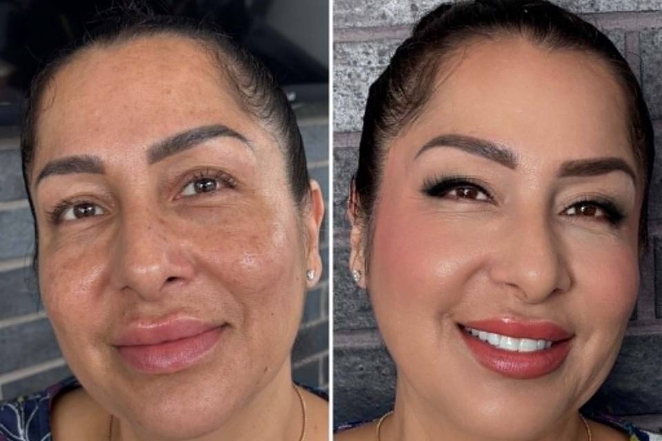 Wedding guest make-up