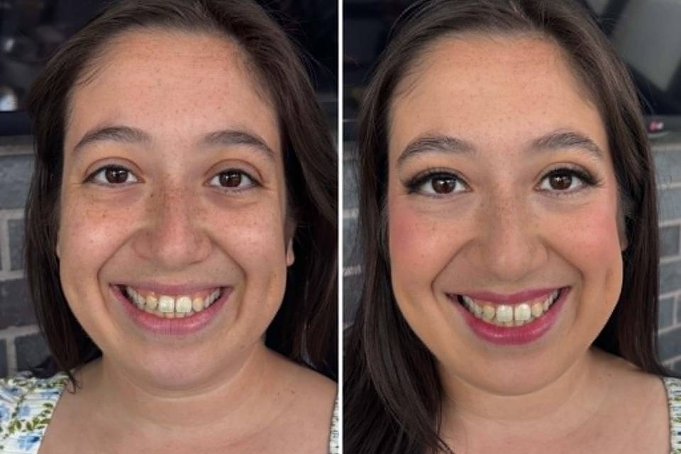 Wedding guest make-up