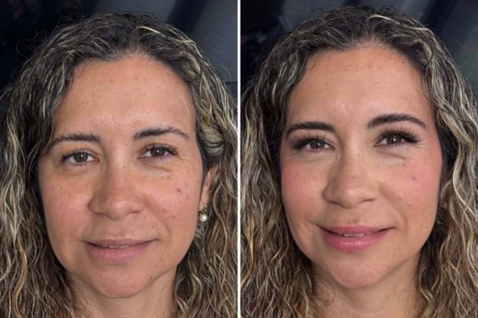 Wedding guest make-up