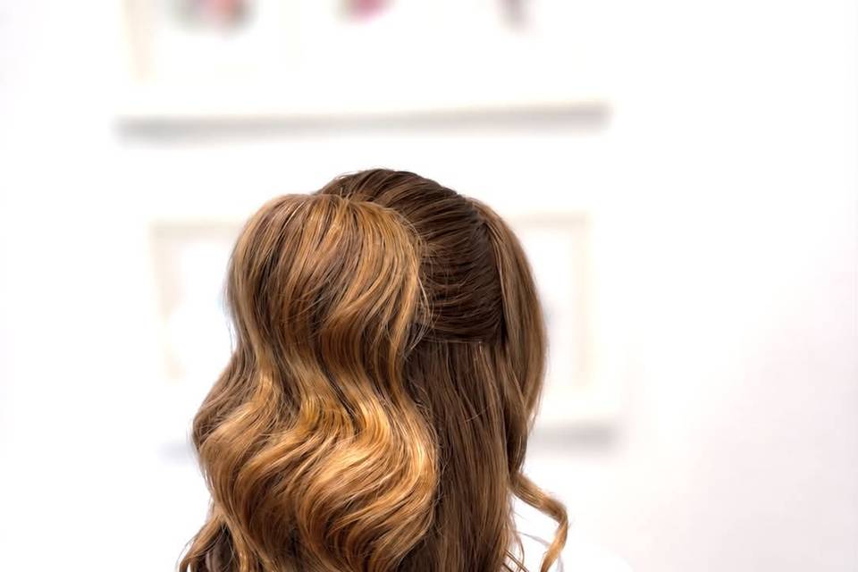 Bridal Hair Half Up