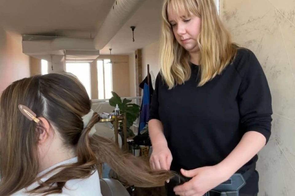 Lead Stylist on Location