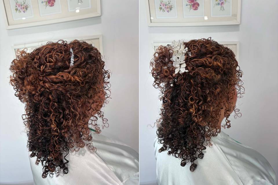 Curly Hair Updo