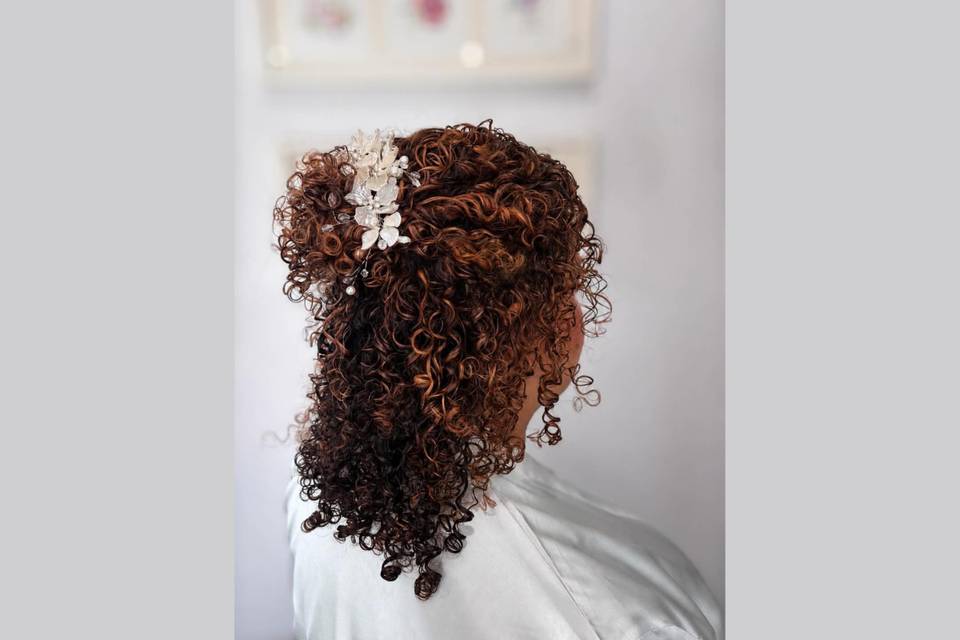 Curly Hair Updo