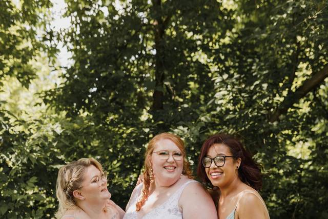Soft bridal glam