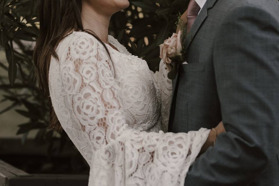 Warm natural bridal makeup