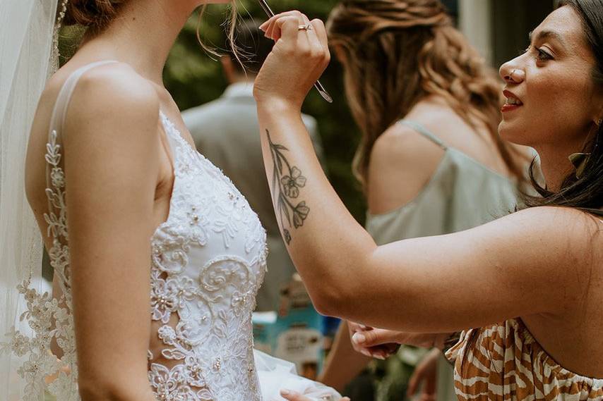 Bridal makeup