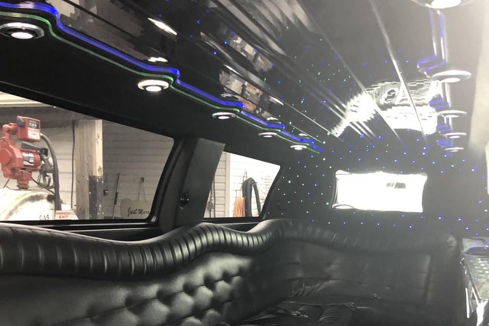 14 Pass SUV interior