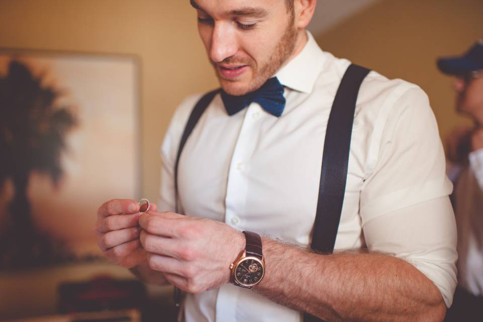 Wedding Day Groom Prep