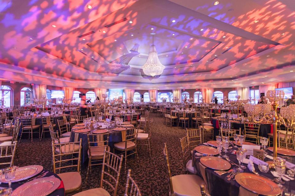 Event space expertly lit