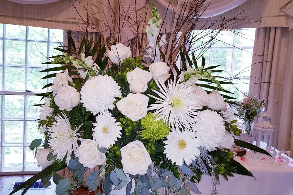 Ceremony barrel decor