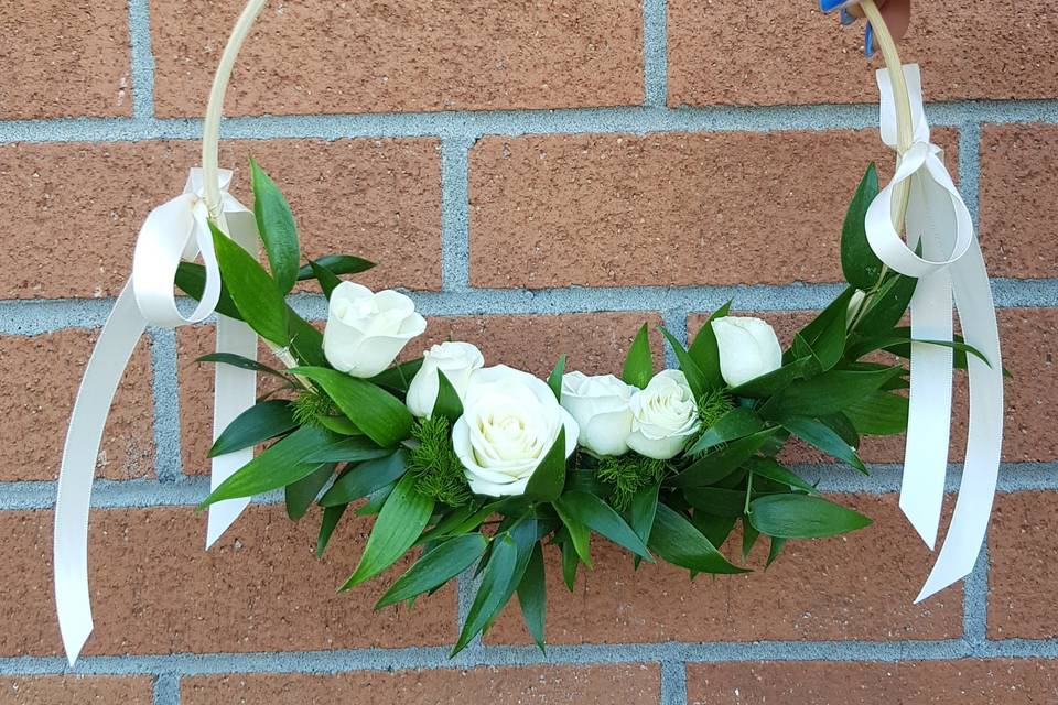 Flower girl hoop