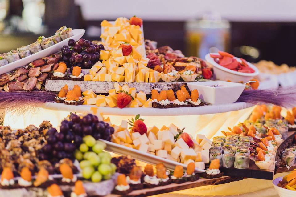 Fruit and Cheese Displays
