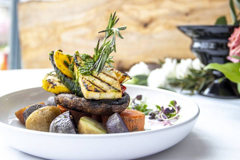 Grilled Vegetable Tower