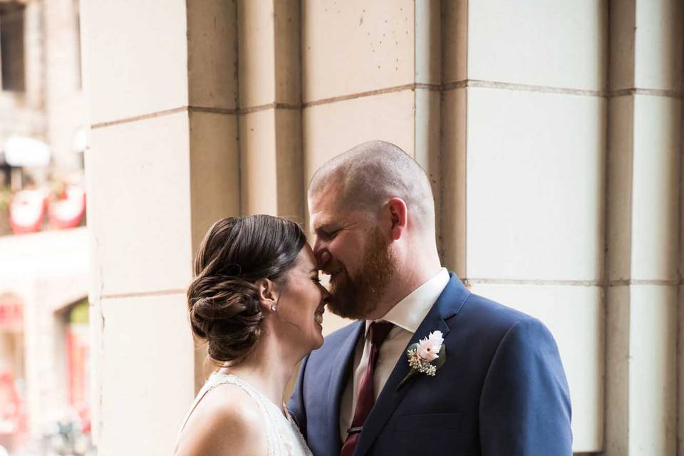 The Bride and Groom