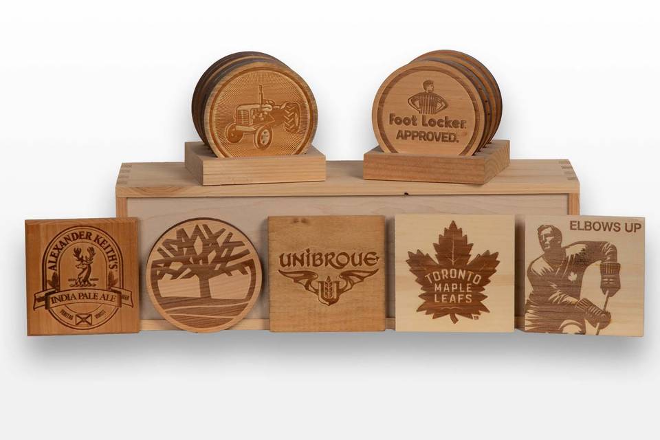 Customized Wood Coasters
