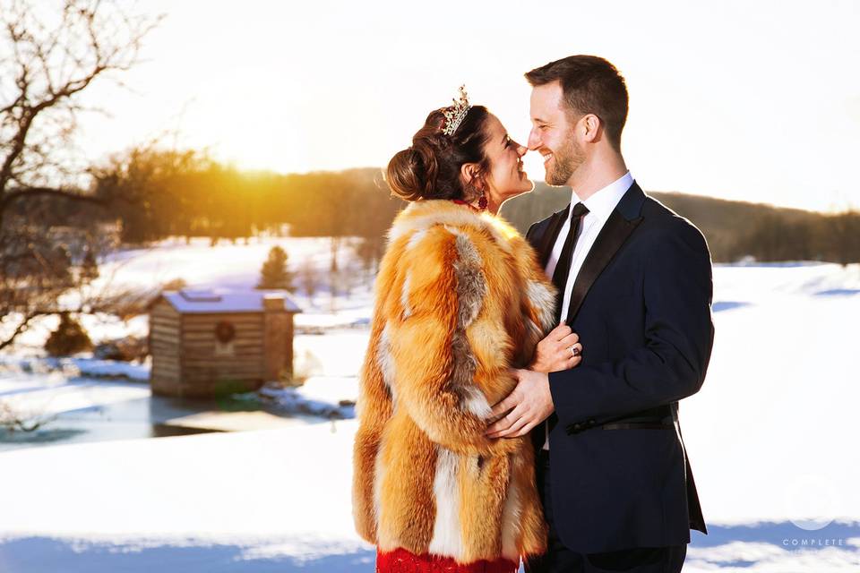 Winter wedding wonderland