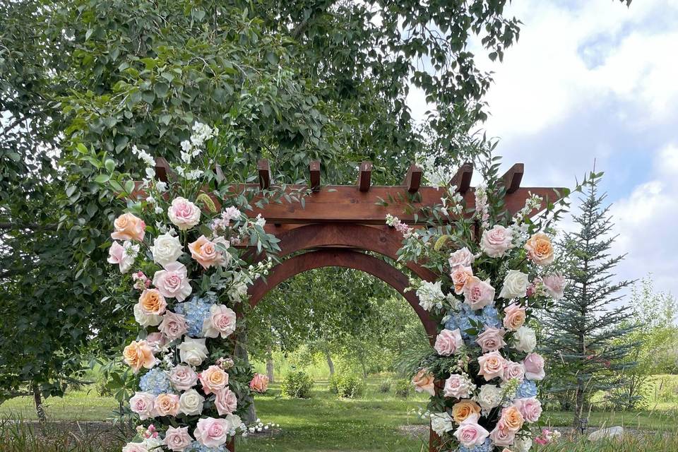 Wedding Arch flowers