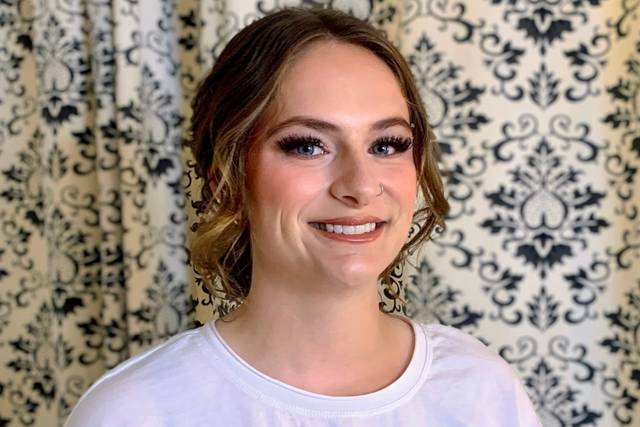 Makeup and hair