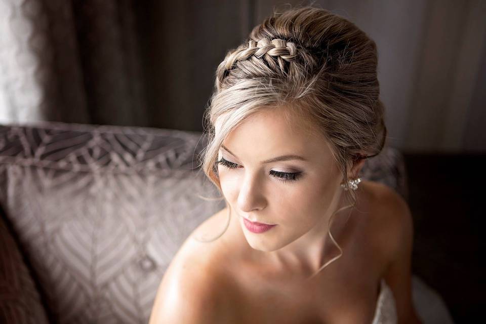 Blushing bride