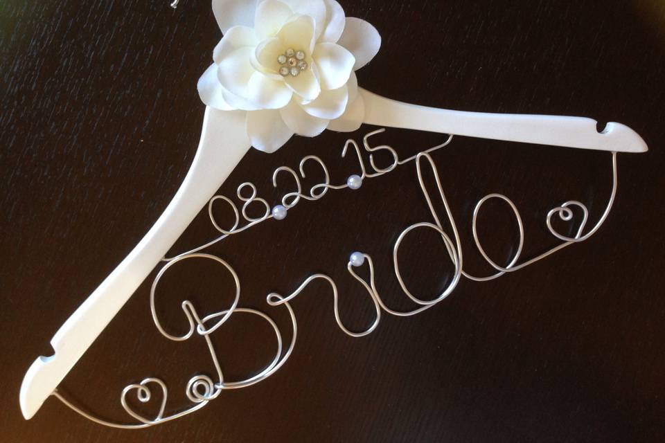 Bride with Date Hanger