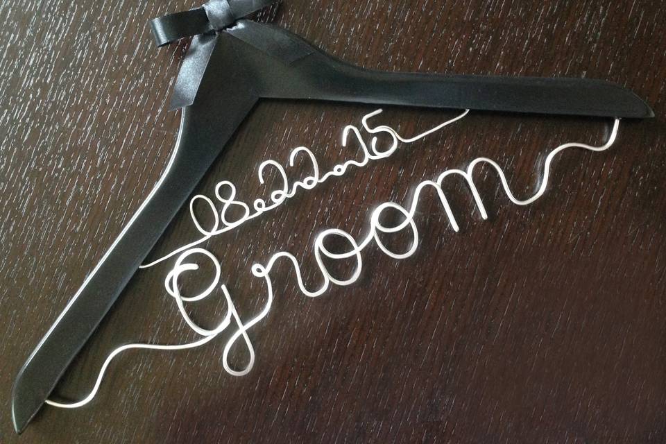 Groom with date Hanger