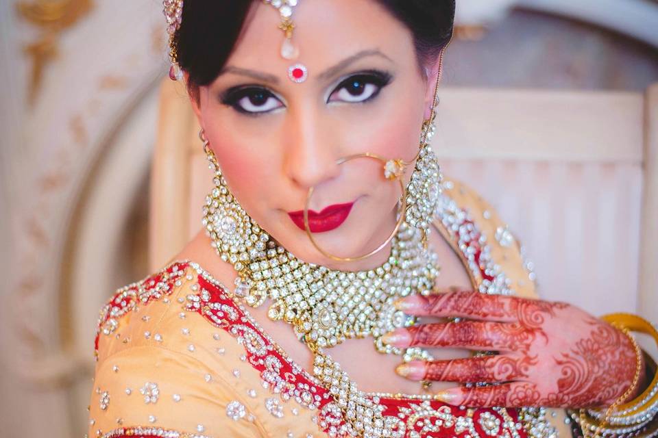 Surrey Indian wedding makeup