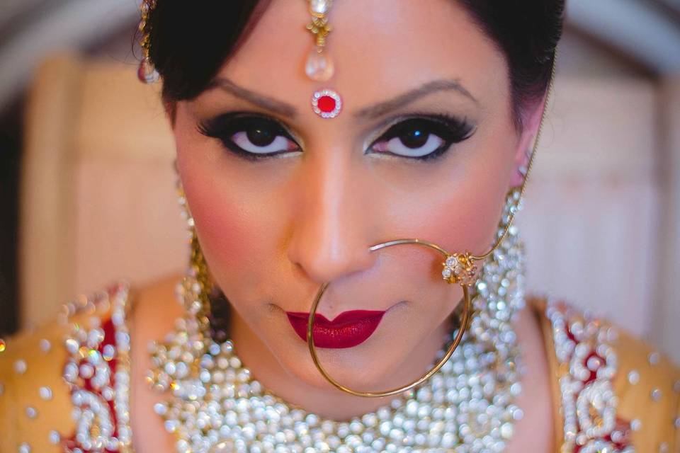 Surrey Indian wedding makeup