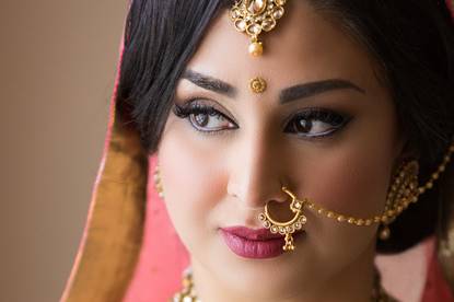 Surrey Indian wedding makeup