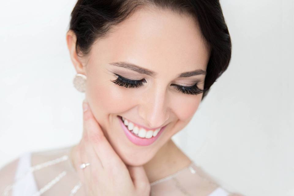 BC wedding makeup updo