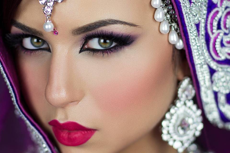 Surrey Indian wedding makeup