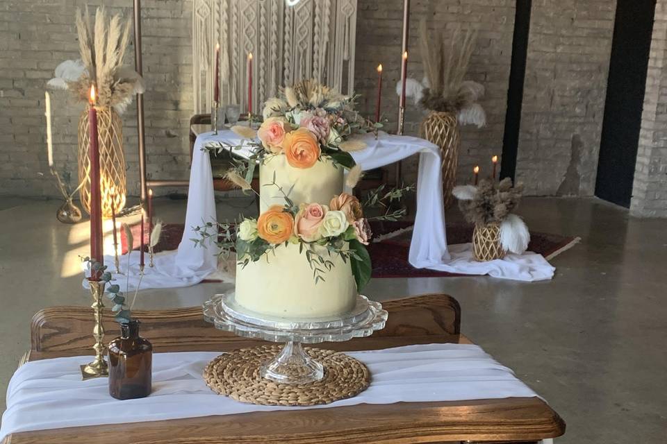 Lovely wedding cake