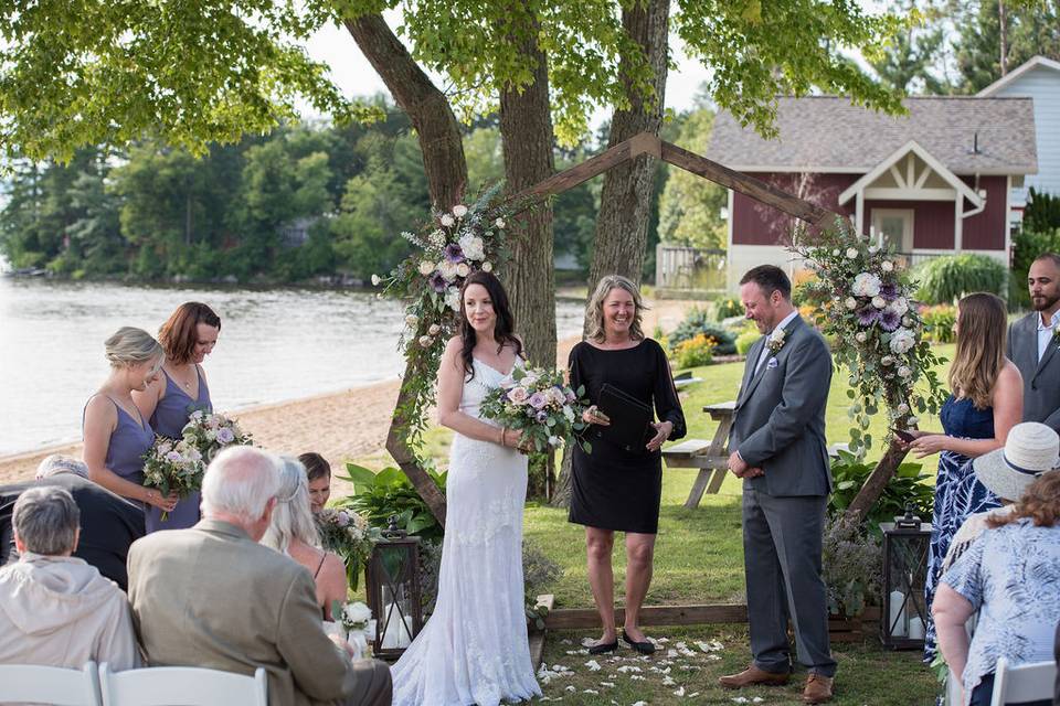 Golden Lake wedding