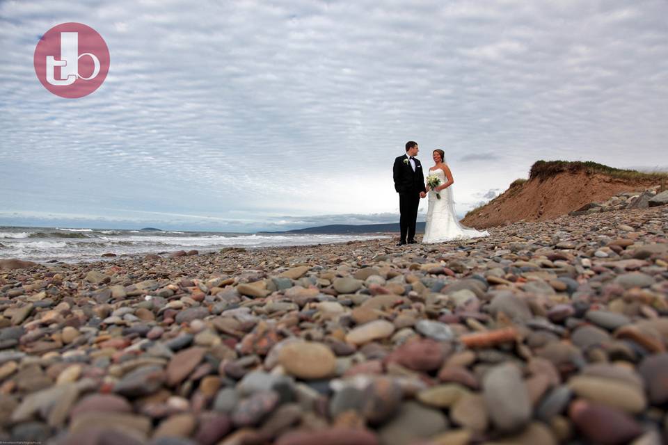 Cape Breton rock beach