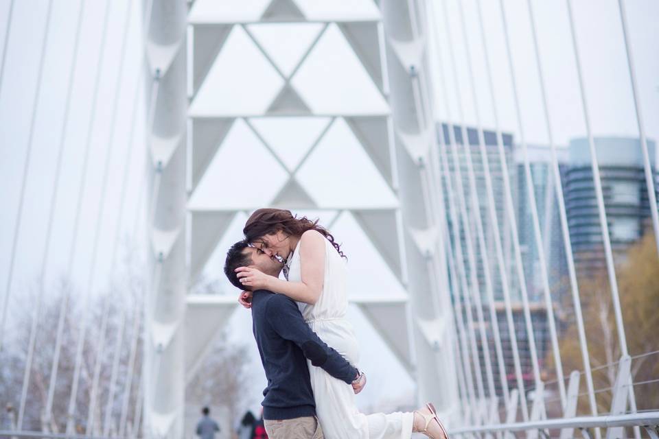 Humber Bay Bridge Engagement