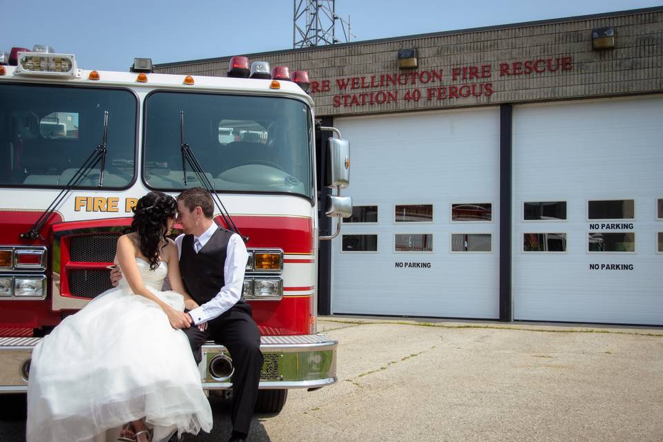 Firefighter couple