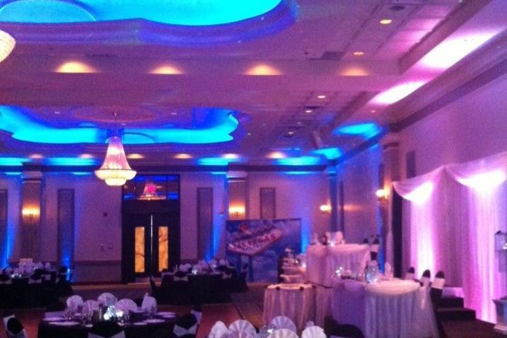 Hockley Valley Blue Uplighting