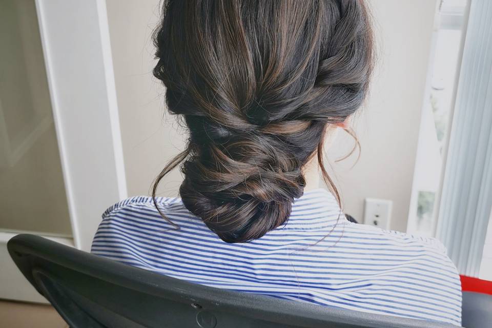 Bridal hair