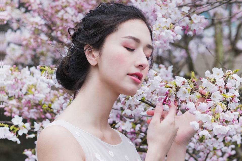 Cherry blossom prewedding