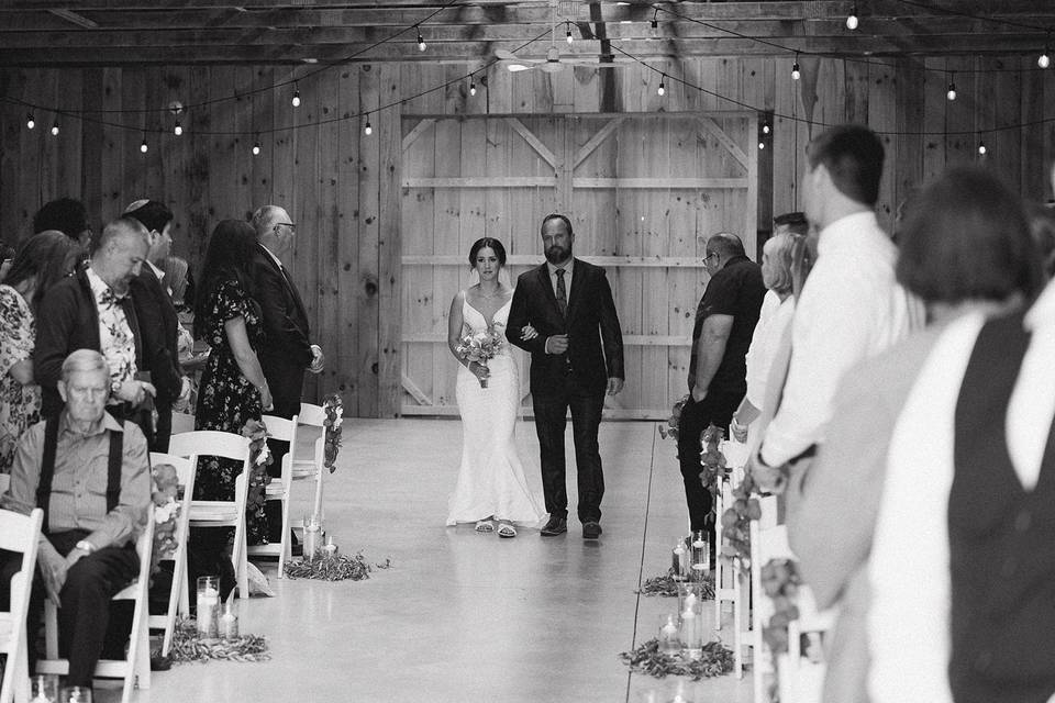 Barn ceremony