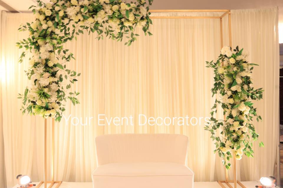 Engagement decor