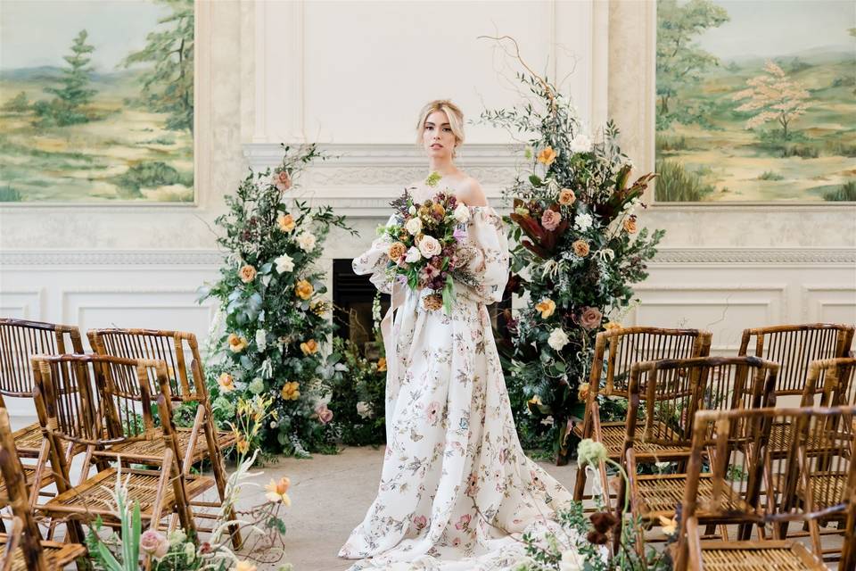 Free-standing Floral Arch