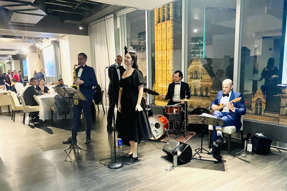 The quintet at Arcadian Loft