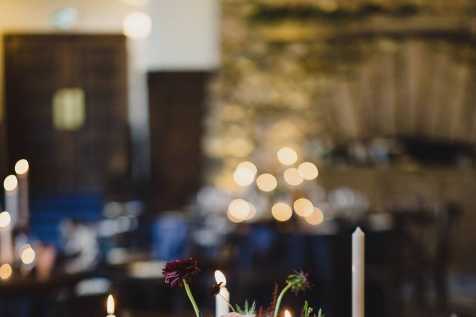 Romantic & Moody Blue Table