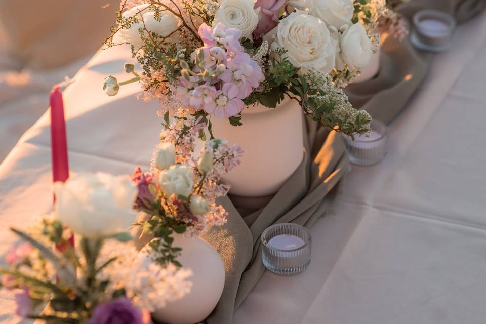 Sunset Tablescape