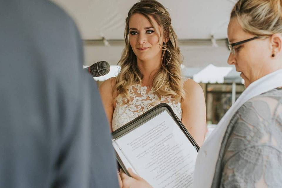 Exchanging vows