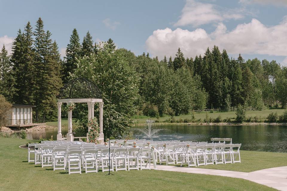 Archway Manor Gazebo Ceremony